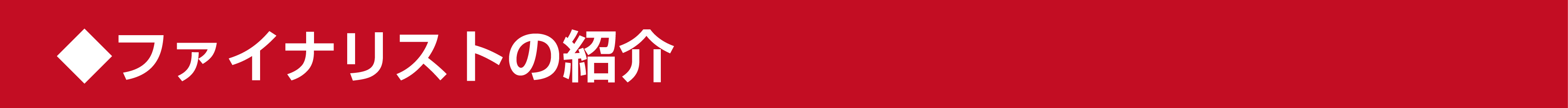 ファイナリストの紹介